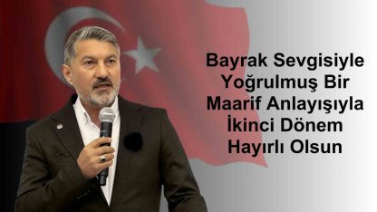 Uçak’tan ‘Türk Bayrak’lı mesaj