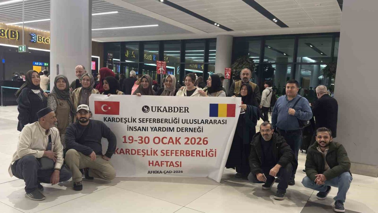 UKABDER eli ile Çad’da Türk sancağı dalgalanıyor