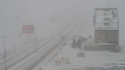 Ulaşıma kar ve tipi engeli