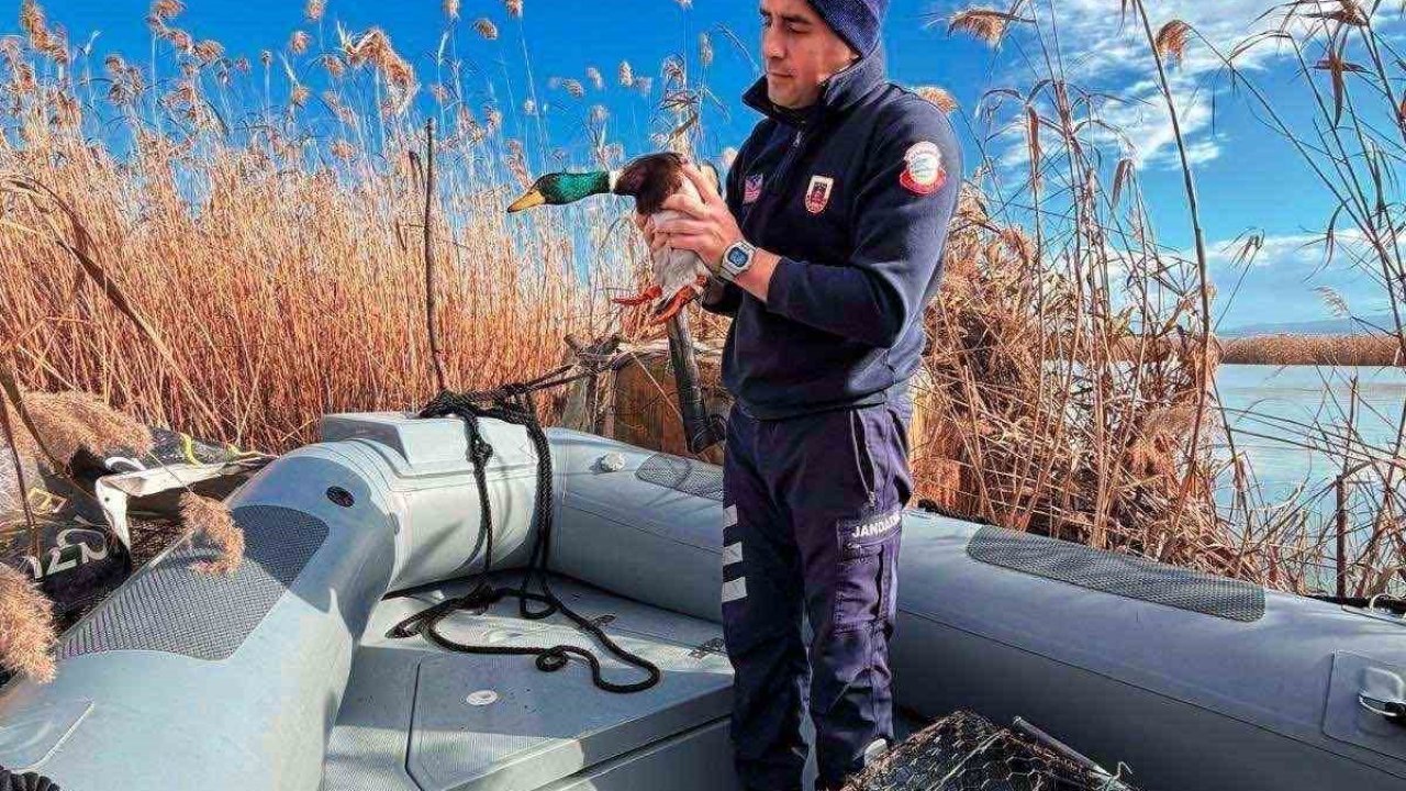 Uluabat Gölü’nde usulsüz avlananlara 431 bin TL ceza