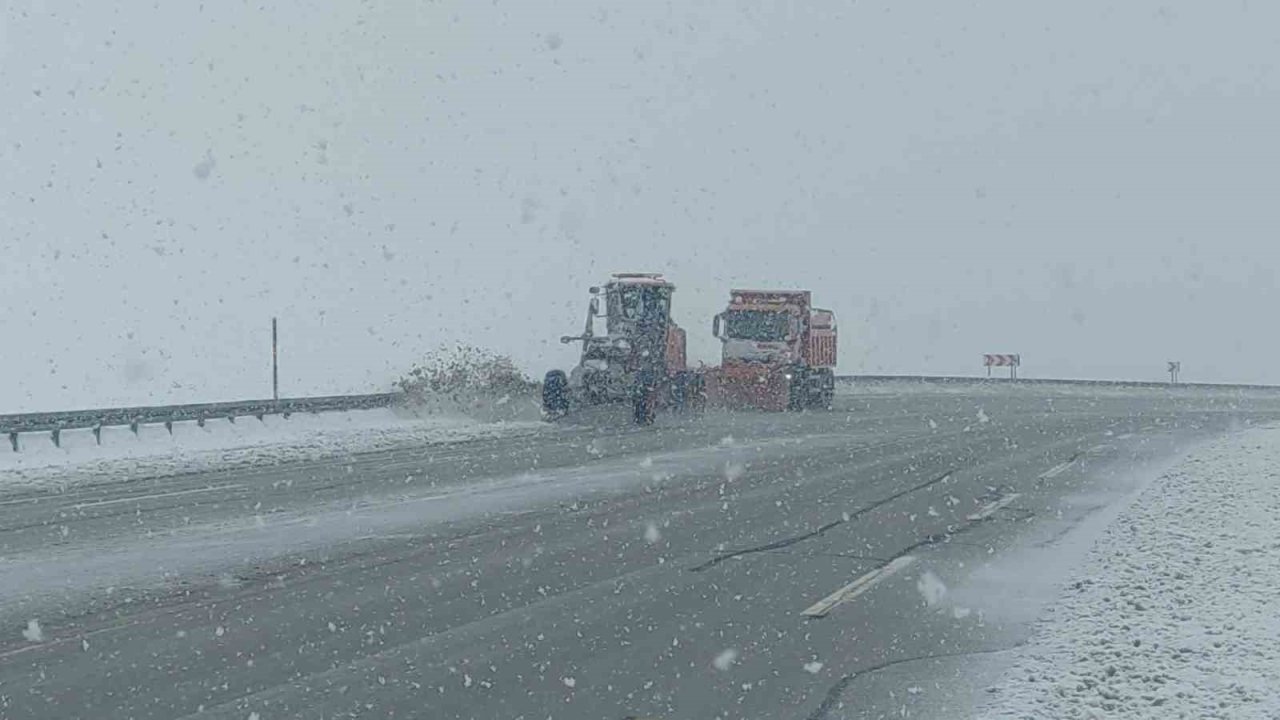Van’ın yüksek kesimlerde lapa lapa kar yağdı
