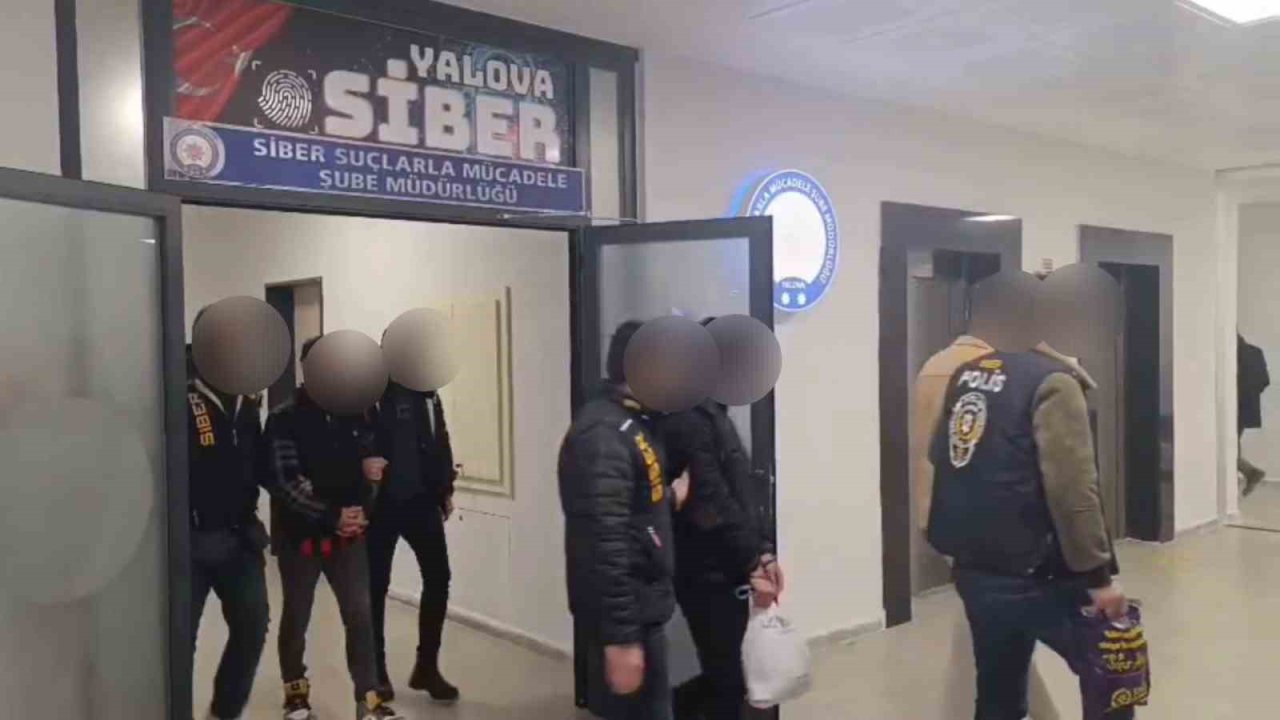 Yalova merkezli 6 ilde dolandırıcılık operasyonunda 5 tutuklama