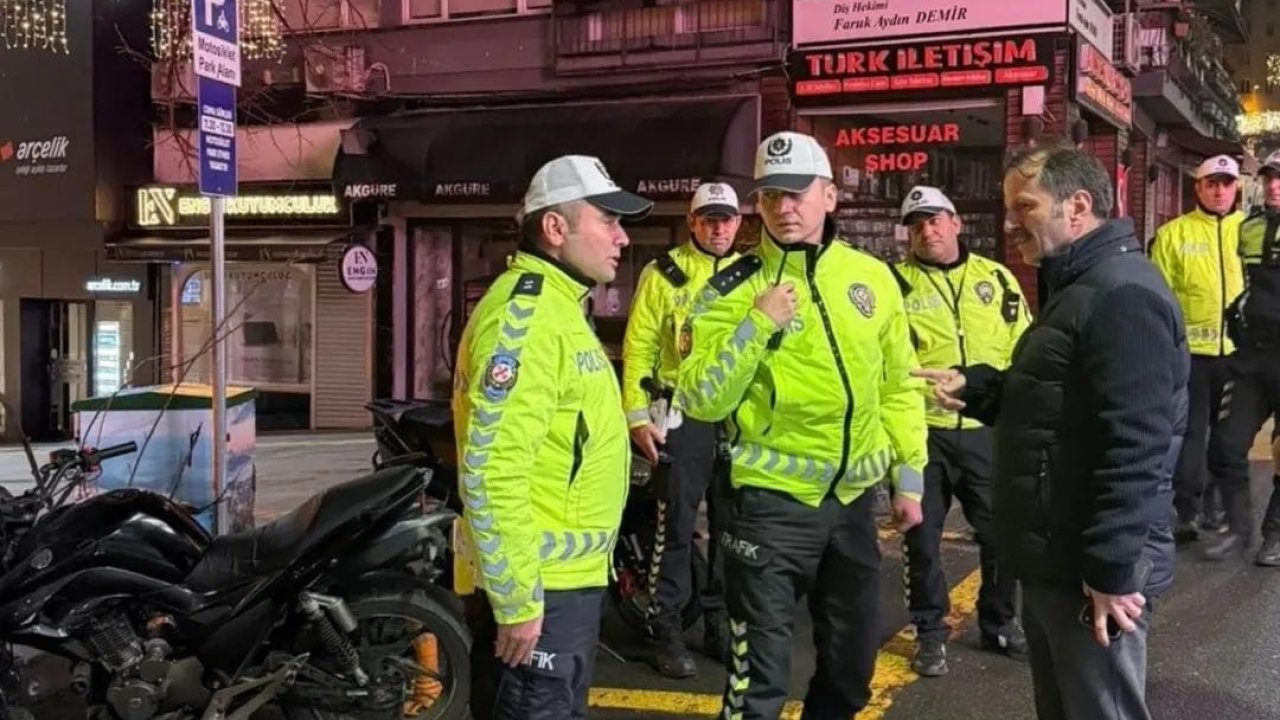 Yaya yolunu kullanan sürücülere ceza