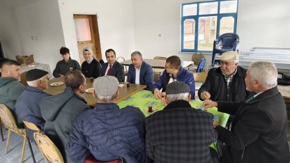 Yenipazar’da vatandaşlarla birebir temas