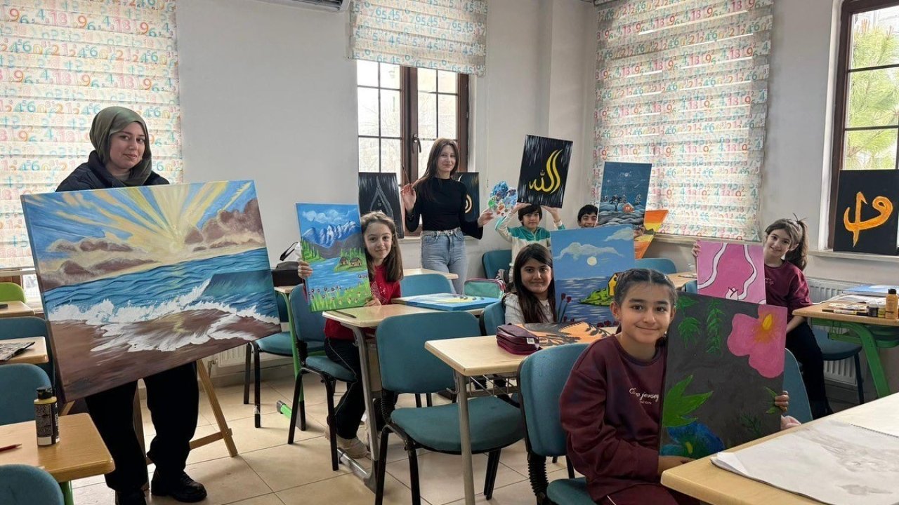 Yeşilyurt Belediyesi’nden çocuklara sanat dolu bir yolculuk