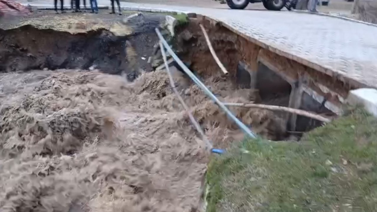 Yozgat’ta aşırı yağış sele neden oldu