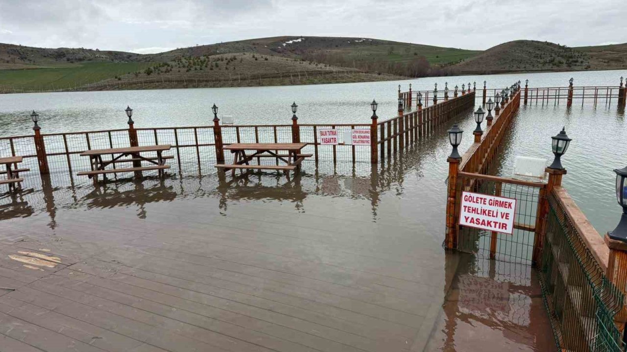 Yozgat’ta yağan kar eridi, göletlerde su seviyesi arttı