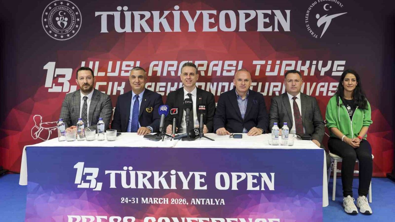 13. Uluslararası Türkiye Açık Taekwondo Turnuvası’nda heyecan yarın başlıyor