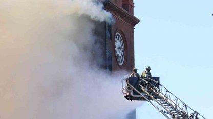 ABD’de tarihi adliye binasında yangın