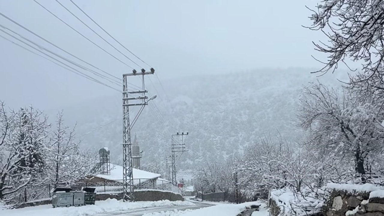Adana’da yaylalarda kar etkili oldu