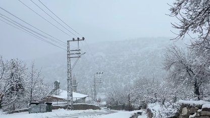 Adana’da yaylalarda kar etkili oldu