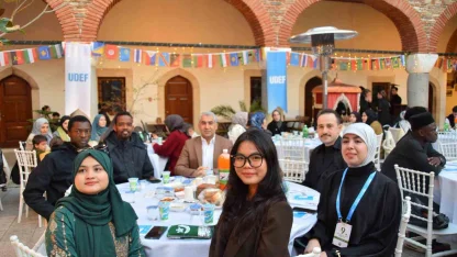 ADÜ Rektörü Kent, uluslararası öğrencilerin iftarına katıldı