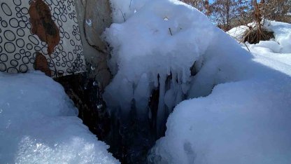 Ağrı’da dondurucu soğuklar etkisini sürdürüyor