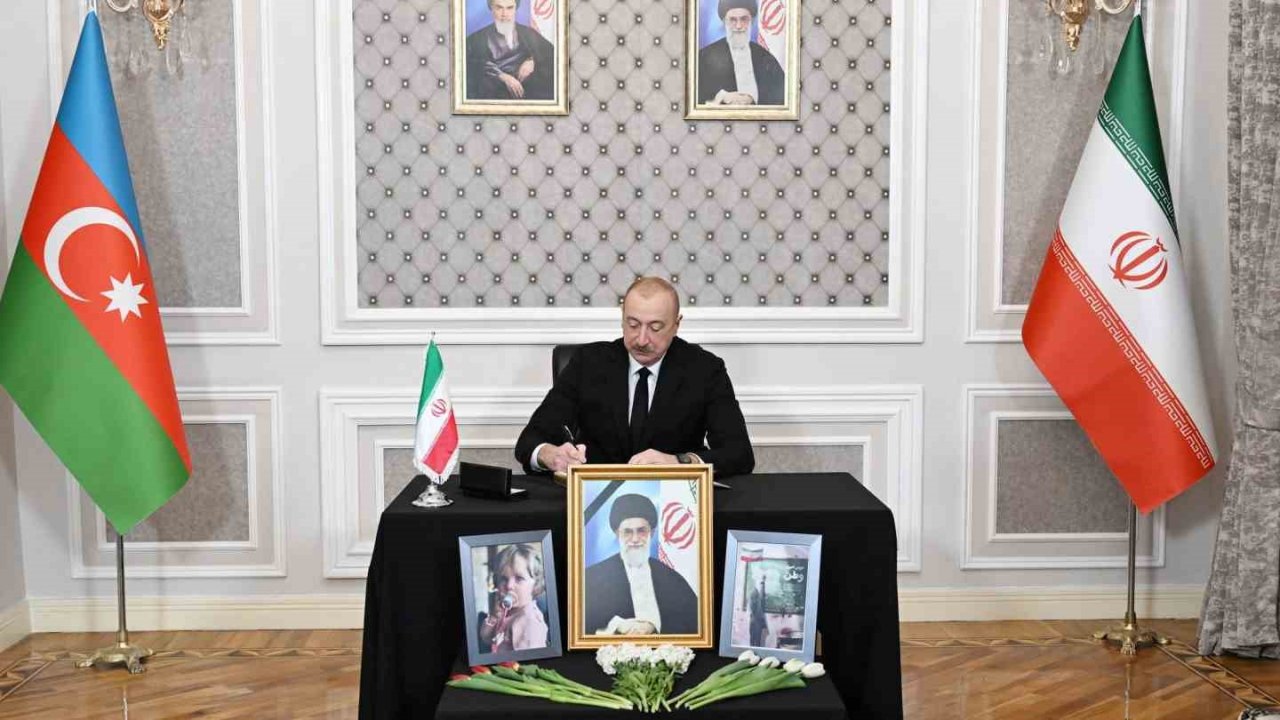 Aliyev’den İran Büyükelçiliği’ne "Hamaney için başsağlığı" ziyareti