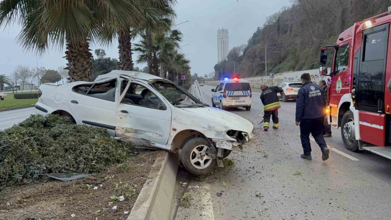 Alkolden işlem yapılan sürücü yeniden direksiyona geçip kaza yaptı: 4 yaralı