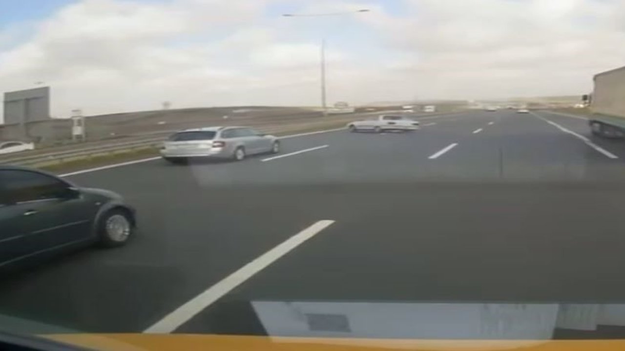 Arnavutköy’de makas atan sürücü kaza yaptı