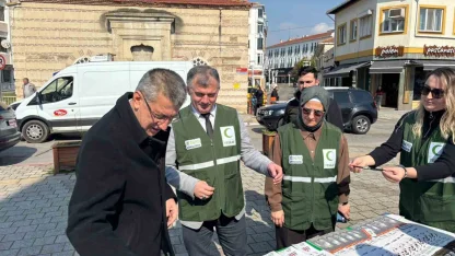 Babaeski’de Yeşilay bilgilendirme standı kuruldu