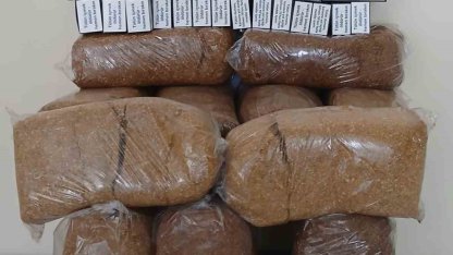 Bafra’da kaçak tütün ve makaron operasyonu
