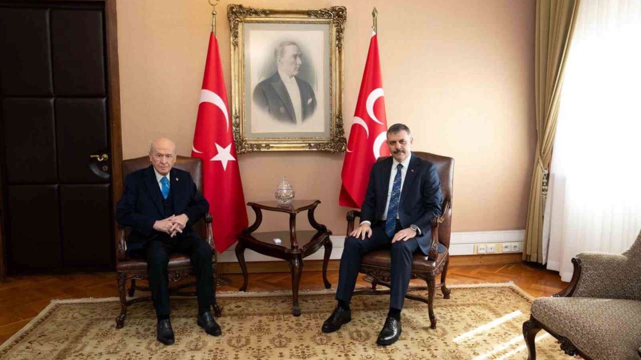 Bakan Çiftçi’den MHP lider Bahçeli’ye nezaket ziyareti