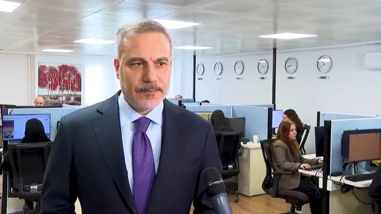 Bakan Fidan: "Konsolosluk Çağrı Merkezinde dünyanın dört bir tarafında bulunan vatandaşlarımızın sorularına cevap verilmekte"