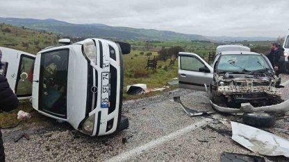 Balıkesir’de trafik kazası: 5 yaralı