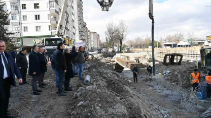 Başkan Büyükkılıç, 300 milyon TL’lik katlı kavşak projesini yerinde inceledi