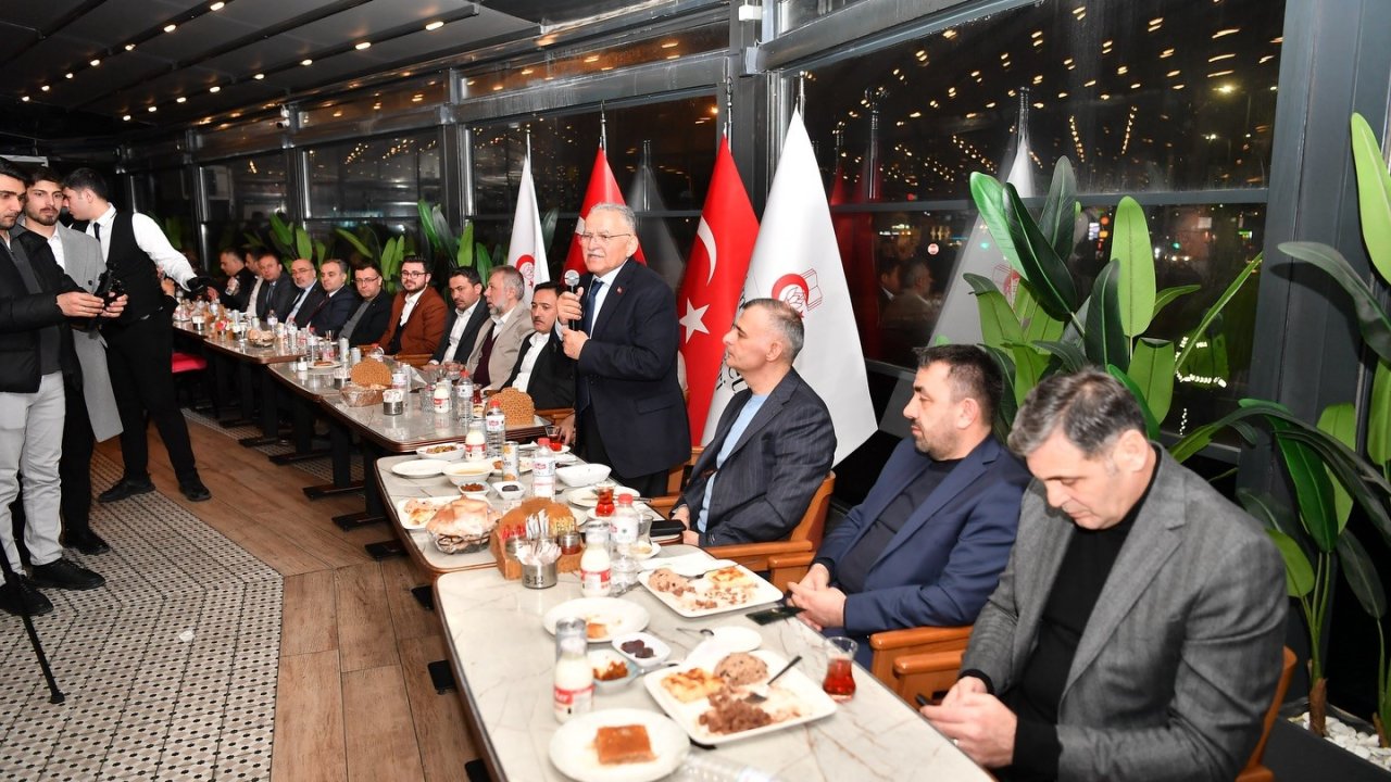 Başkan Büyükkılıç iftar sofralarında