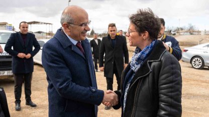 Başkan Er, Fransız heyetle Malatya’da kurulacak ayrıştırma tesisi alanını inceledi