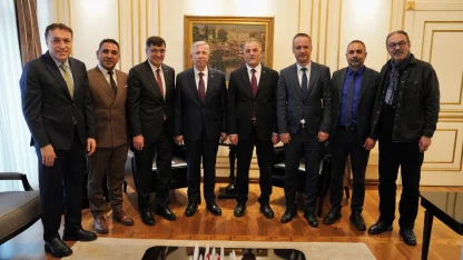 Başkan Kahveci’den şehirler arası iş birliği için önemli görüşme