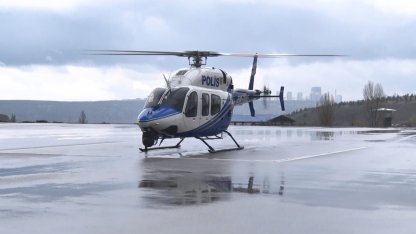 Başkentte bayramın son gününde trafik hareketliliği havadan takip ediliyor