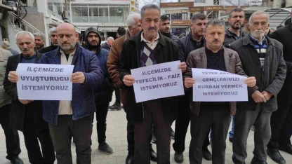 Batman’da uyuşturucu, tefecilik ve kumar protestosu