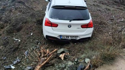 Bilecik’te kaygan yol kazaya sebep oldu : 2 yaralı