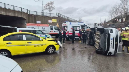 Bingöl’de trafik kazası : 5 yaralı