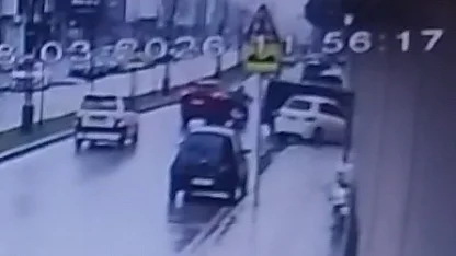 Bir anlık dalgınlık kazayı getirdi