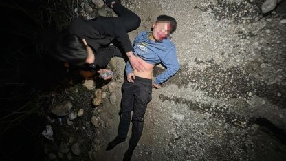 Bisikletli çocuğa otomobil çarptı