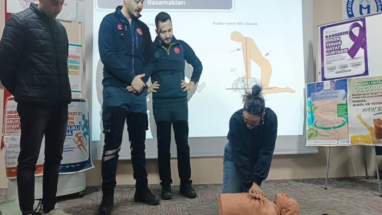 Buharkent’te ilk yardım ve sağlıklı yaşam eğitimleri verildi