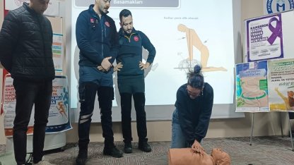 Buharkent’te ilk yardım ve sağlıklı yaşam eğitimleri verildi