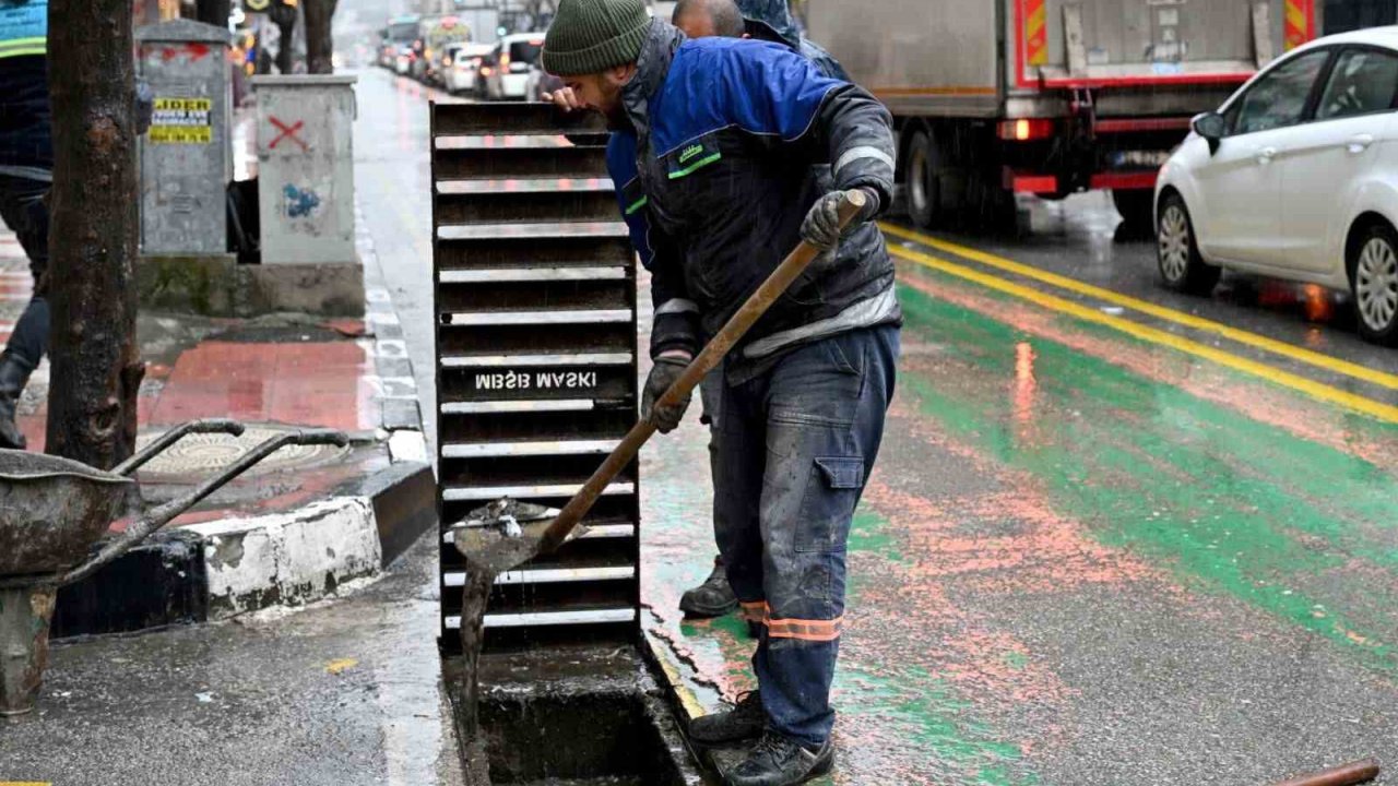 Büyükşehir ve MASKİ yağışa karşı teyakkuzda