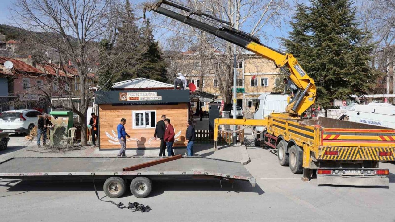 Çameli’de yöresel ekmek satış noktaları hizmete hazırlanıyor
