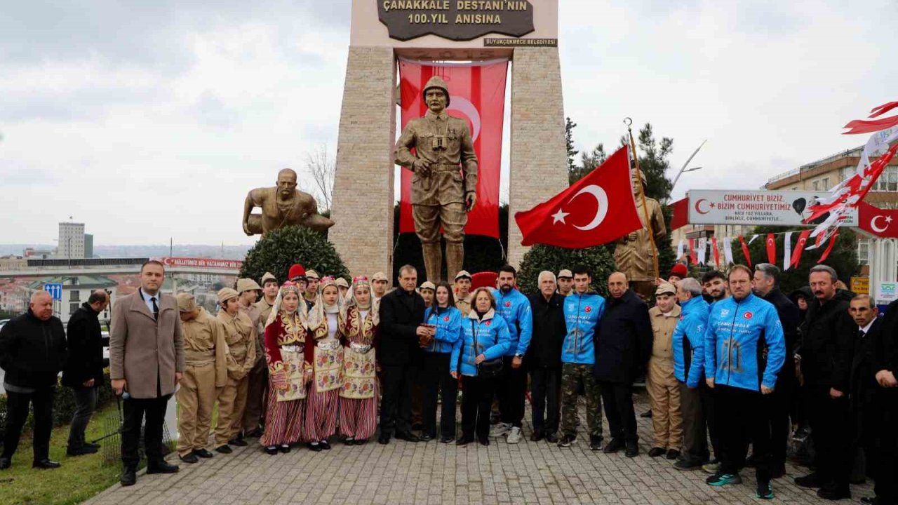 Çanakkale Zaferi’nin 111’inci yıl dönümü Büyükçekmece’de gururla kutlandı