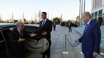 Cumhurbaşkanı Erdoğan, BM Genel Sekreteri Guterres’i kabul etti