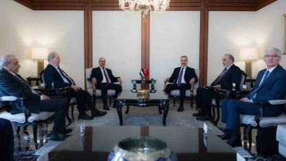 Dışişleri Bakanı Fidan, Filistin Devlet Başkan Yardımcısı Şeyh ile görüştü