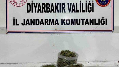 Diyarbakır’da 14 kilo esrar ele geçirildi