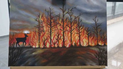 Diyarbakır’da "Gelecek, Köklerde Saklı" resim sergisi açıldı