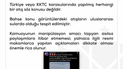 DMM’den "KKTC’de denizaltından füze fırlatıldı" iddiasına yalanlama