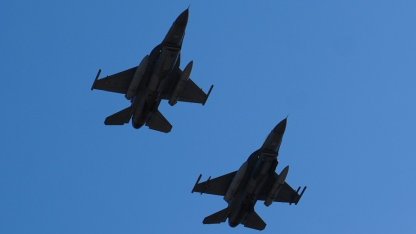 Edirne semalarında F-16 ve Akıncı’dan prova uçuşu