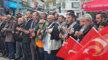 Edirne’de STK’lardan Mescid-i Aksa tepkisi