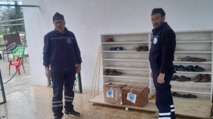 Eğil Belediyesi tarafından cami ve taziye evlerine temizlik malzemesi desteği