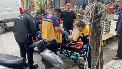 Ekipler yaşlı kadını kurtarmak için seferber oldu