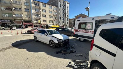 Elazığ’da trafik kazası: 1 yaralı